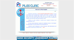 Desktop Screenshot of pilesclinic.com